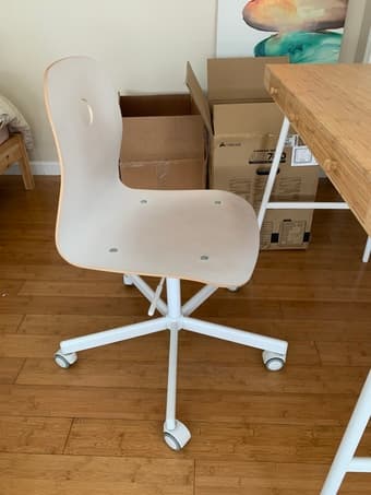 IKEA desk + chair for sale 3