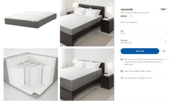 IKEA Mattress and Bed Frame Queen Size 1