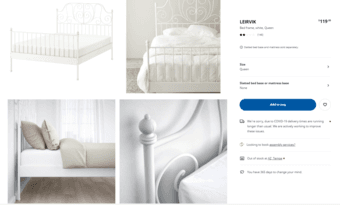 IKEA Mattress and Bed Frame Queen Size 2