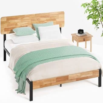 Full size Bedframe + Mattress For sale 1
