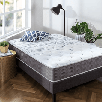 Like new Guest room mattress - queen firm support 1
