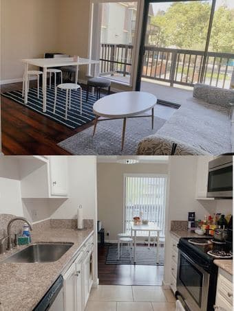 学校旁边 Menlo park 2b/2b 超大公寓独立客厅出租, 10/01/2020 available, flexible 2