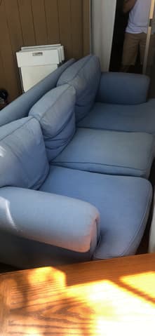 Blue Living Room Sofa 3