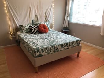 Queen Bed with Mattress 1