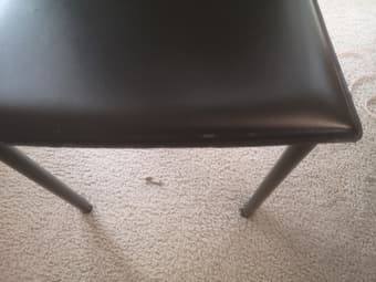 Black leather chair 4