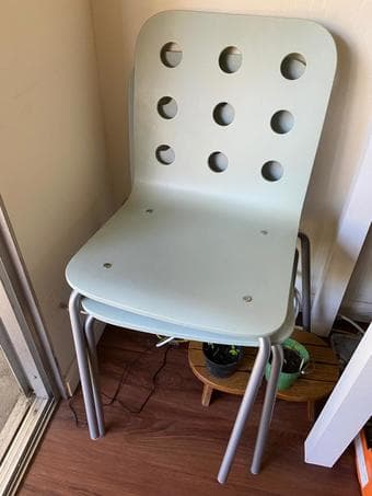 Chairs, Table, Dining set, Twin bed, Mr. Coffee maker, Crockery set 1
