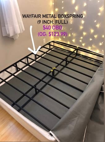 Full Box Spring for Sale! 1