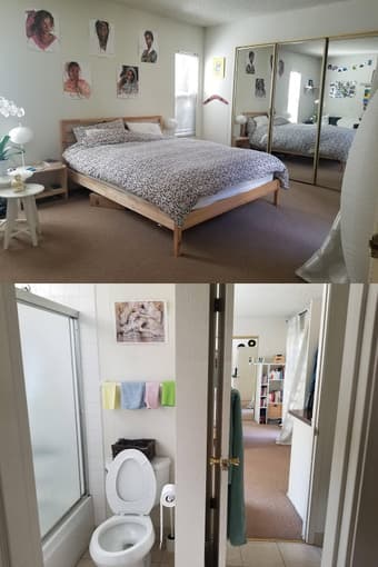 Spacious Master Bedroom & Private Bathroom in 4bd/2ba house in P 1