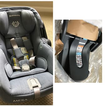 mesa car seat (like new) + base (new), expiration Nov 2025 1