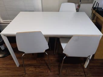 ikea desk table dining table with chairs 3