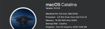 Mid 2012 Macbook Pro with upgraded internals 1