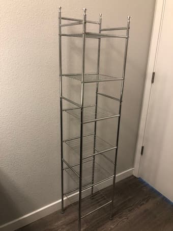 6-Tier Bathroom Storage Shelving Unit 1