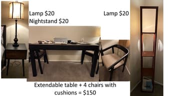 New furniture barely used for 1 year 1