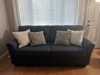 Comfy couch bought 2 months ago, rarely used 1