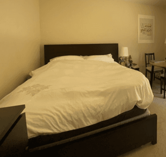 Queen size bed frame, mattress, box spring (original value: $1500+tax) 1