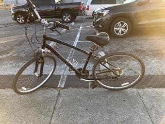Black bike-$220 with free accesories and helmet! 1