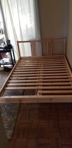Ikea full bed frame ($50) 2