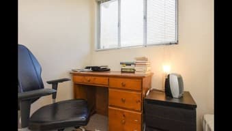 Solid Oak Desk with drawers 1