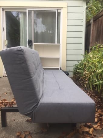 Grey futon 1