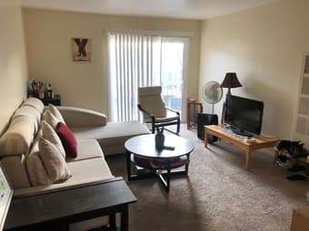 Large room near downtown PA and Hwy101 with friendly recent grads 3