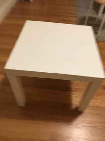 Ikea white coffee table 2