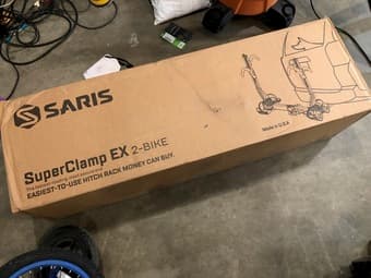 NIB (new) Saris SuperClamp EX. 2-bike hitch mounted carrier 1
