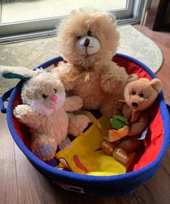 Miscellaneous items for low prices-Toys, 5 gallon container, 2