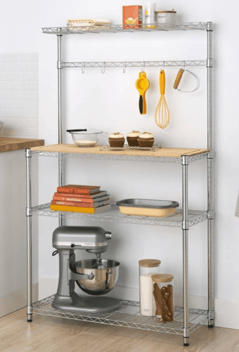 Kitchen prep rack with storage shelves (new in box) 1