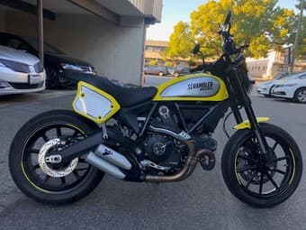 Motorcycle Ducati Scrambler Flat Track Pro 2016 1
