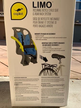 Copilot Limo Child Bike Seat Carrier 2