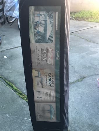 Coleman 12' x 12' Straight Leg Canopy  (144 Sq. ft Cover) 1