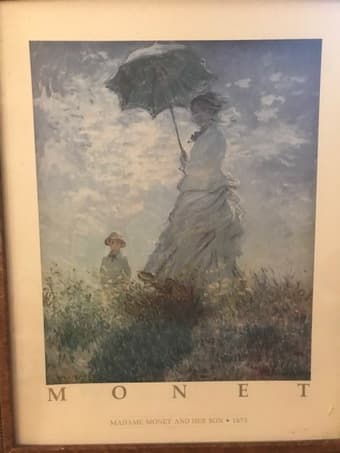 Woman with a Parasol - Madame Monet and Her Son, 1875 1