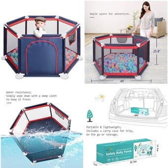 baby fence  and free items 1