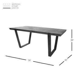 Modern Industrial Dining Table 1