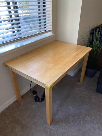 Apple Pencils, mat/rug, dining table, cooling tower, nightstand 2