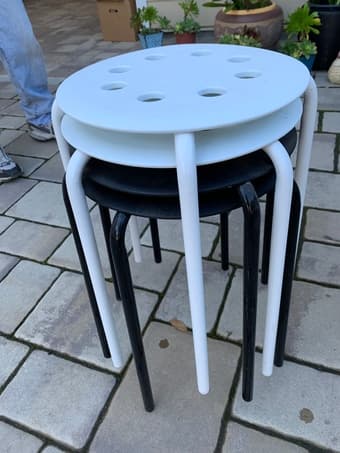 Ikea stools and chairs 3