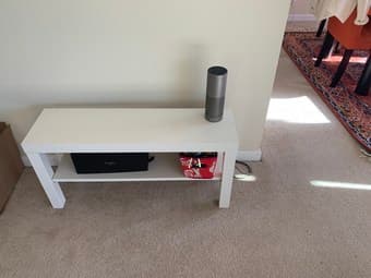 White TV Stand 1