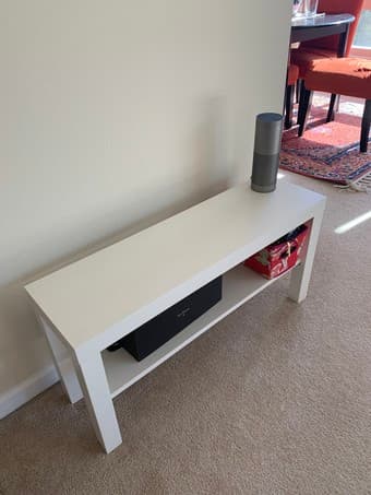 White TV Stand 2
