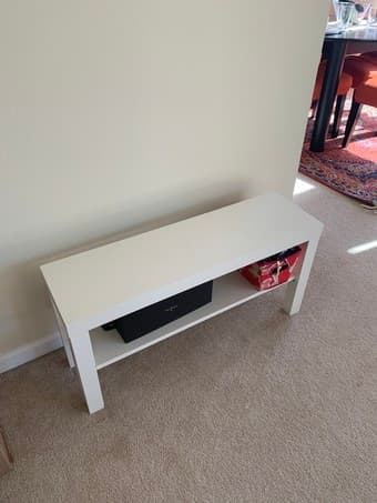 White TV Stand 3