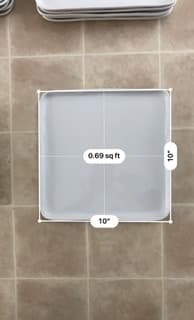 Crate and Barrel Set of 6 Dinner plate set 2