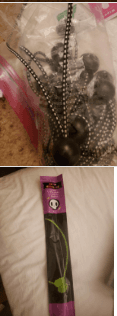 energy shot, 2xiphone6 screen protector, bungee cords, glow necklace 2