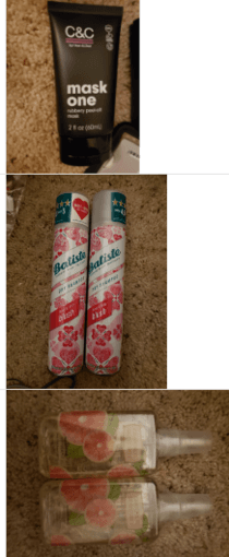 skincare + beauty products (masks, magnetic lashes, nail polish, etc) 2