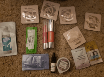 skincare + beauty products (masks, magnetic lashes, nail polish, etc) 3