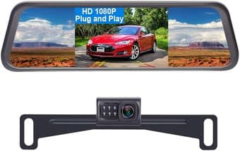 Rear view backup camera with monitor 1