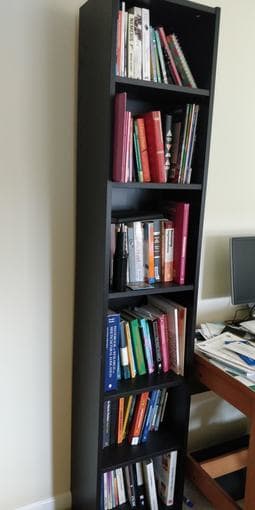bookshelf with six shelves 2