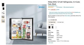 Move out mini refrigerator sale 1
