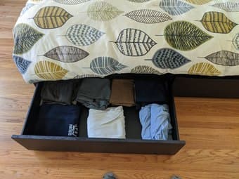 IKEA MALM King Bed with 4 Storage Drawers 3