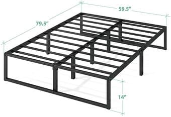 queen size frame/box+ free queen size mattress 1