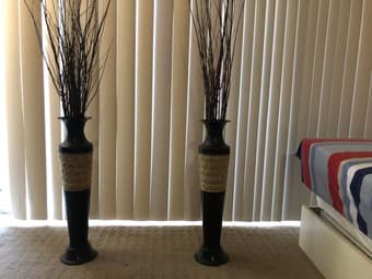 Tall vases/Artificial flower vase with flowers 1
