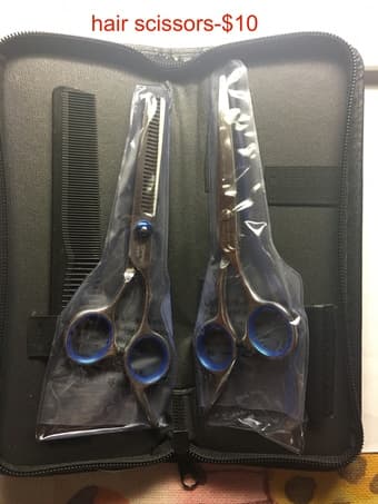 hair scissor, key chain, nail clippers. 1
